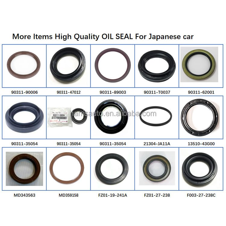 Harris Engine Parts Oil Seal for Toyota Nissan Mazda Hyundai Kia Mitsubishi Honda Chevrolet B-mw Audi Vw Buick