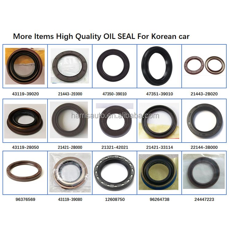 Harris Engine Parts Oil Seal for Toyota Nissan Mazda Hyundai Kia Mitsubishi Honda Chevrolet B-mw Audi Vw Buick