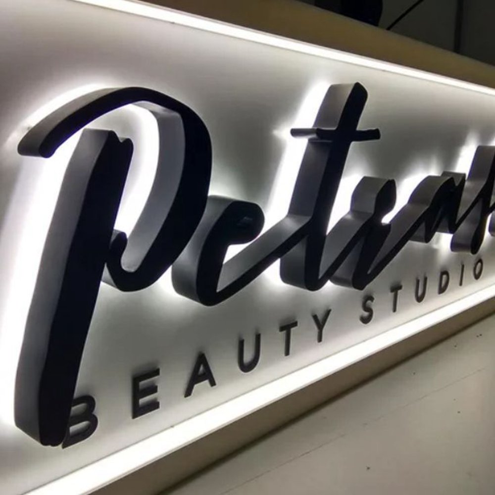 Winbo Custom Wall Name 3D Letters Outdoor Acrylic Led logo Sign Shop Front Lit 3D Channel Letter Store Front Signs