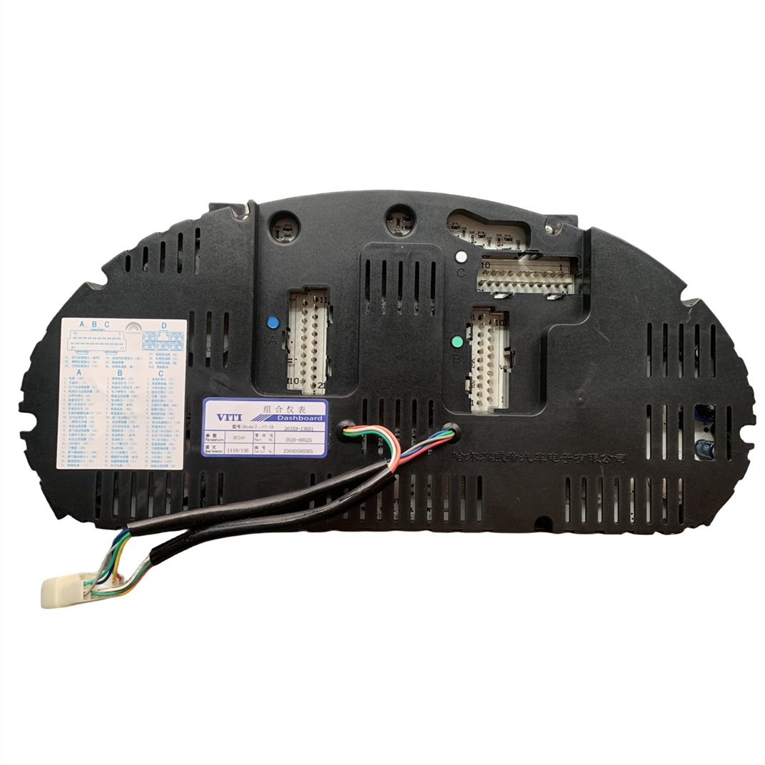 Zhongtong Bus Combination Instrument Assembly VT-ZB 263X9-136B1Jinlong Bus Dashboard Odometer Oil Pressure Gauge Tachometer
