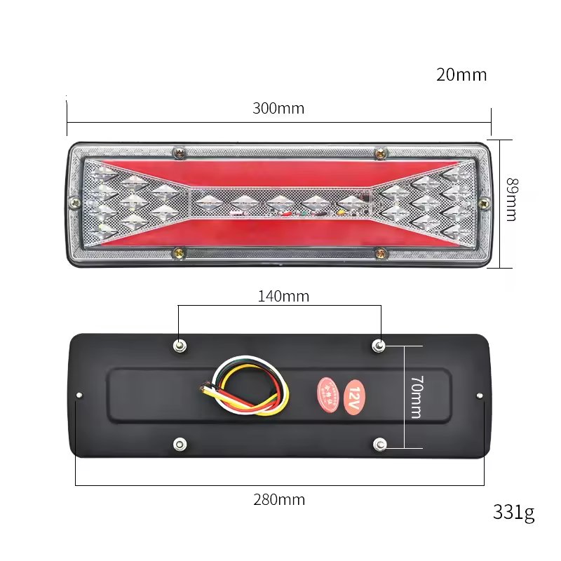 Superbleds Factory Supplier Universal Truck LED Tail Light 12V 24V Trailer Truck Tail Lamp Rear Light Truck Back Lamp Wholesale