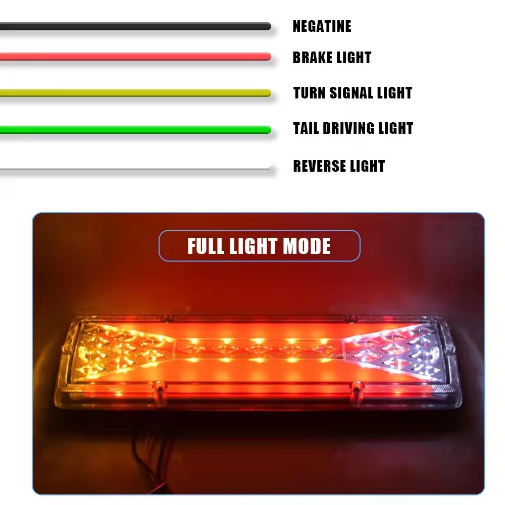Superbleds Factory Supplier Universal Truck LED Tail Light 12V 24V Trailer Truck Tail Lamp Rear Light Truck Back Lamp Wholesale