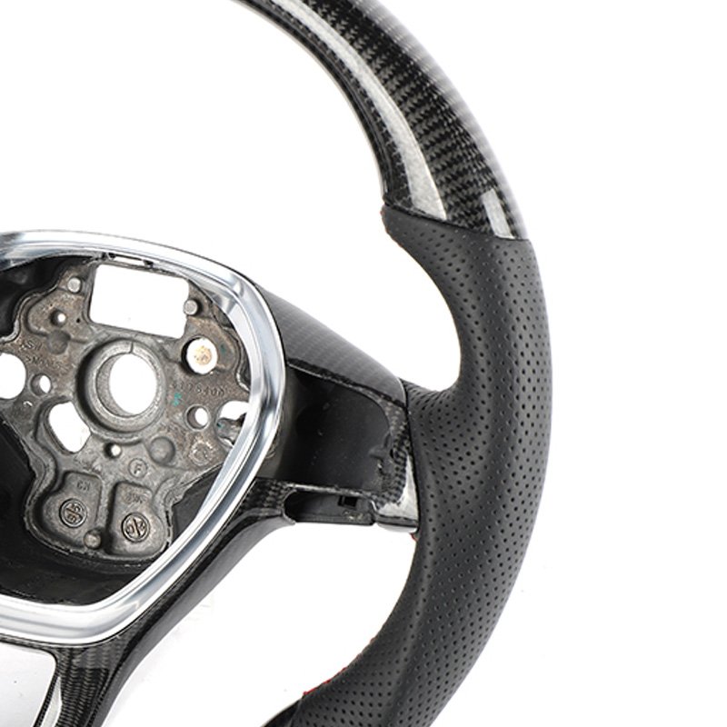 Carbon Fiber Flat Bottom Custom Steering Wheel Fit for VW MK7 DSG Golf 7 Golf 7.5 Golf 6 POLO GTE GTI GLD GTS GLI Steering Wheel