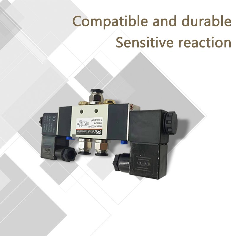 China Jiuqiang Bus Door Accessories for 24V 4V210-06 Door Pump Solenoid Valve Suit Ankai Higer Zhongtong Bus Door Pump Parts