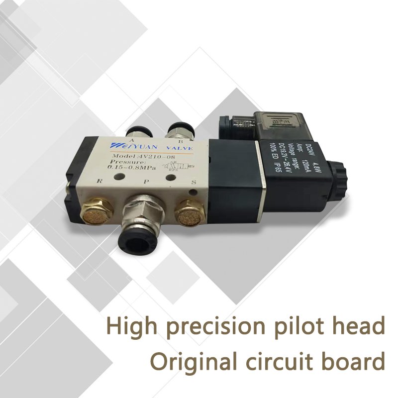 China Jiuqiang Bus Door Accessories for 24V 4V210-06 Door Pump Solenoid Valve Suit Ankai Higer Zhongtong Bus Door Pump Parts
