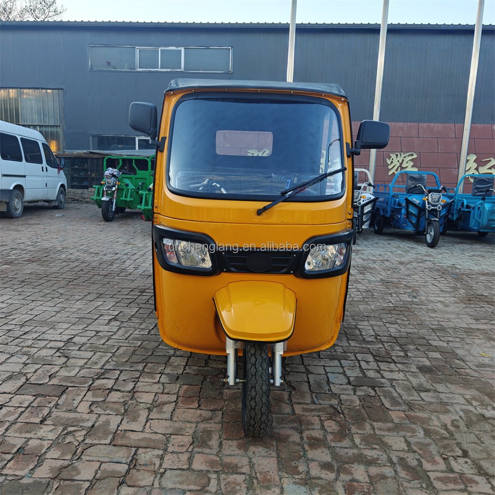 2024 2025 Hot New Cheap 3 Wheel 4 Passenger Tuk Tuk Electric Elderly Tricycle Motorcycle Car Bus with Cabin for Family
