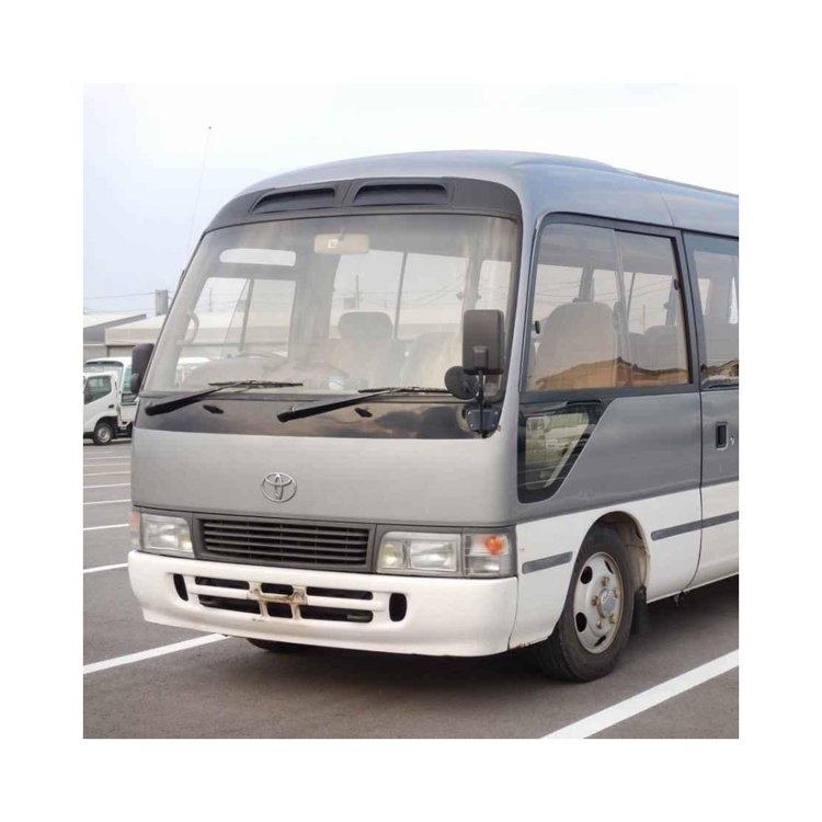 Original Japan Used Toyotai Coaster Mini Bus for Sale 23 Seater Bus Passenger Car Left Hand Drive Coaster Coach Bus