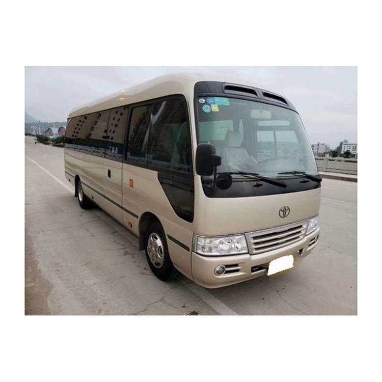 Original Japan Used Toyotai Coaster Mini Bus for Sale 23 Seater Bus Passenger Car Left Hand Drive Coaster Coach Bus