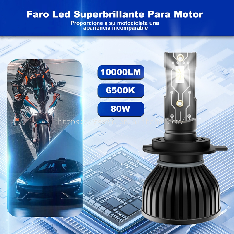 High Power Led Headlight Bulbs for Car Offroad Motorcycle H7 H11 H4 H1 H3 9005 9006 H13 9007 9004 CSP 3570 Chips Auto Lighting