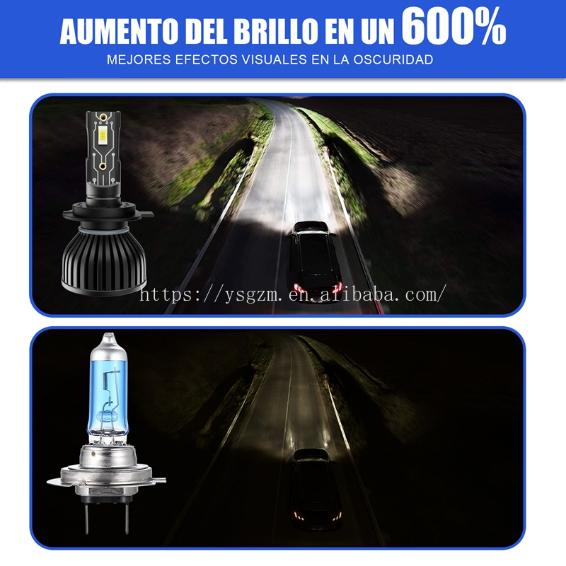 High Power Led Headlight Bulbs for Car Offroad Motorcycle H7 H11 H4 H1 H3 9005 9006 H13 9007 9004 CSP 3570 Chips Auto Lighting