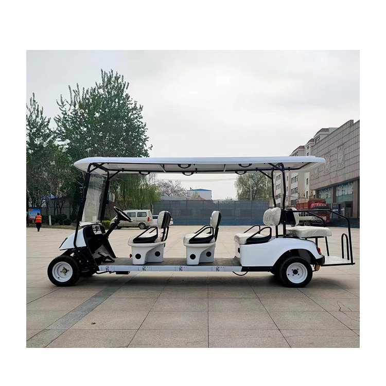 Electric Sightseeing Bus 8 Seat Sightseeing Bus Club Cart Electric Golf Cart Electric Golf Cart