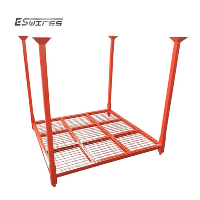 Hot-Selling Powder Coating Steel Metal Heavy Duty White Stackable Mobile Tire Racking