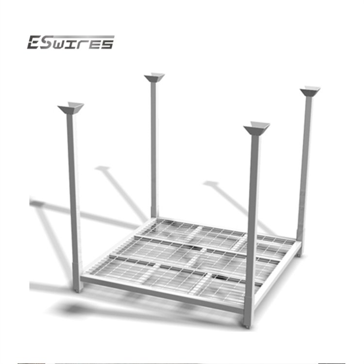 Hot-Selling Powder Coating Steel Metal Heavy Duty White Stackable Mobile Tire Racking