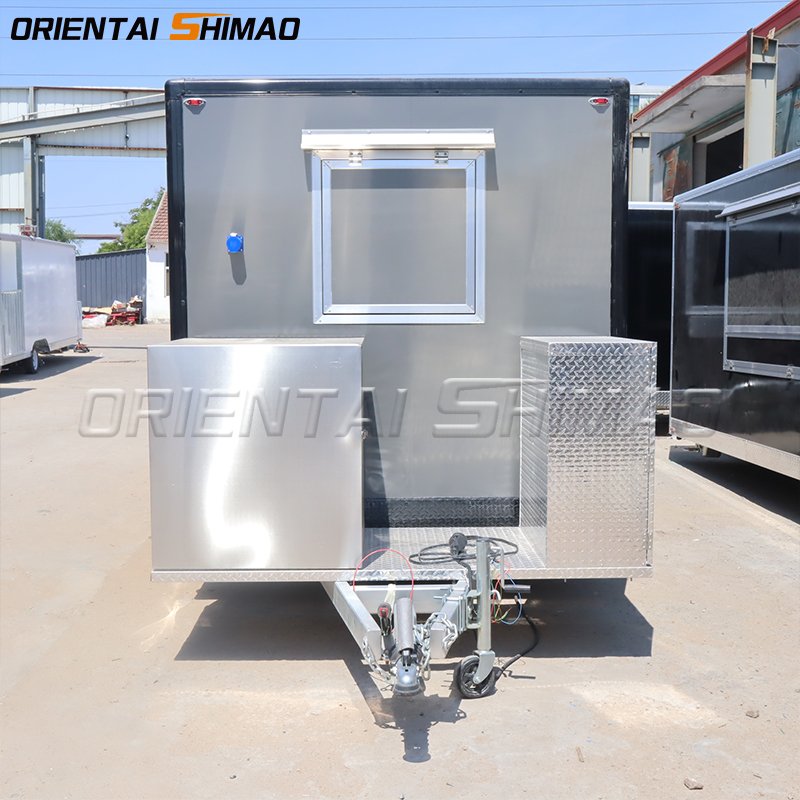 China Fabricant Snack Street Fast Food Mobile Kitchen Trailer Outdoor Food Trucks Multifunction Food Cart