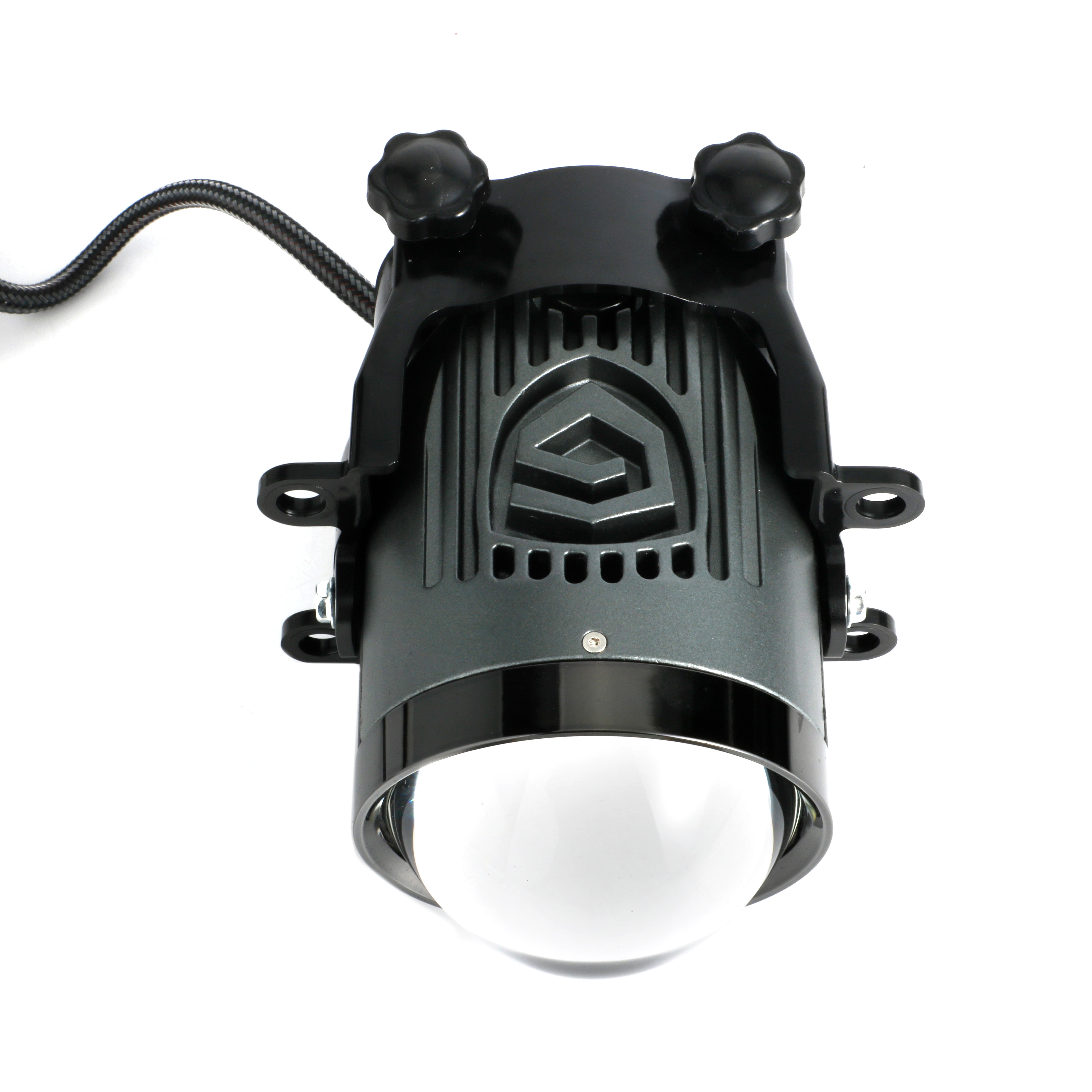 3.0Inch Laser Bi Led Projector Fog Lens 6000K Tri-color Led Projector 12V Universal Lens Car Headlight