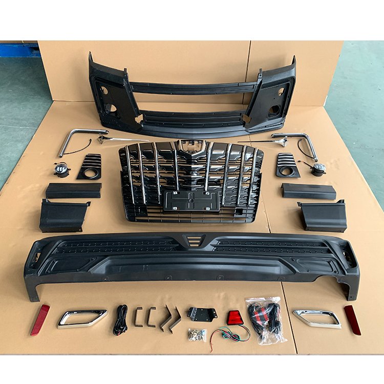Upgrade Wide Body Abs Body Kit for Hiace 2009-2018 Rear and Front Bumpers and Grille