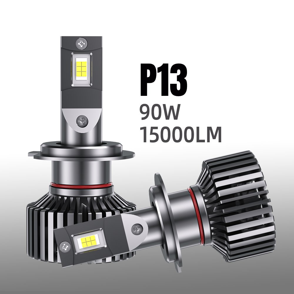 POPNOW P13 Luces Led Para Autos Led Light Bulbs Hi-low Beam H4 H7 H11 9005 9006 12V Led Headlight for Car