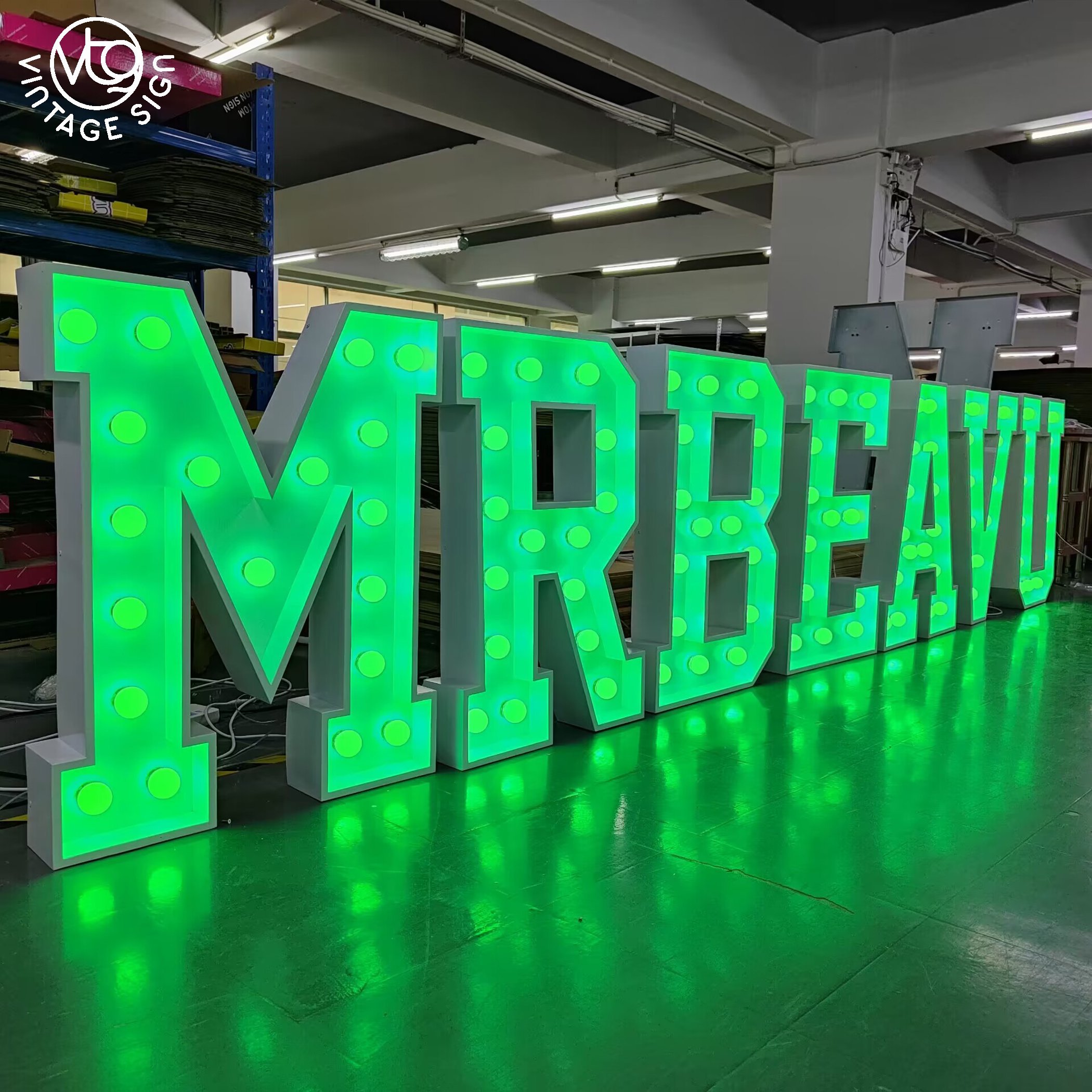 Manufactory Wholesale Sign 4 Ft Letters Numbers Marquee Letter Light for Party Outdoor Waterproof Metal Led Marquee Letters