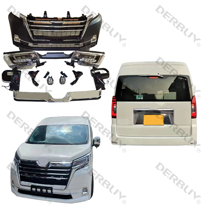 Tunning Parts for to Yo Ta Hiace Bodykit Crown 2018 to 2020 Hiace Bus Headlamp Tail Light Hiace Seats to Yo Ta Bodykit