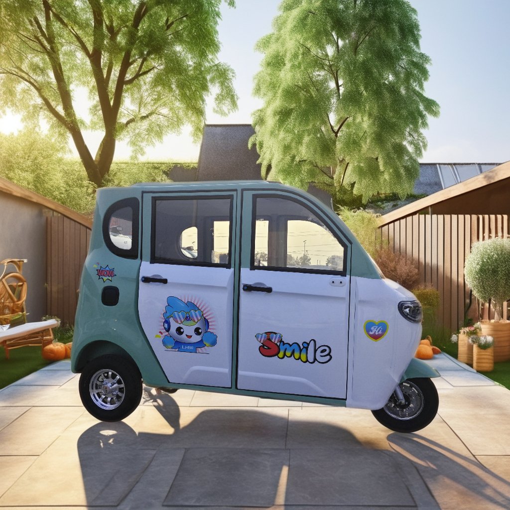 2025 HOT SELL 3 Electric Tricycle with 3 or 7 Seats for Taxi New Energy Vehicle Long Distance Sightseeling Bus