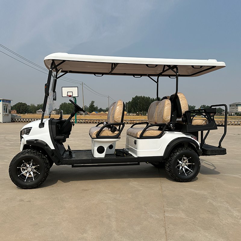 Anti Aging Performance Style B 4+2 Seat Sightseeing Bus Club Golf Car Electric Golf Buggy Cart