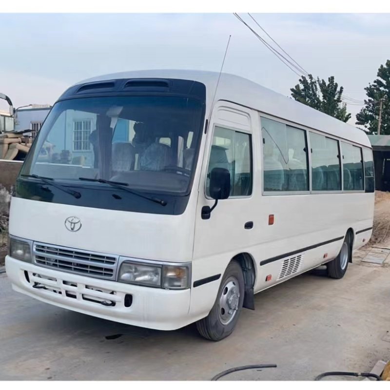 Good Performance 30 Seater Bus Used Car Toyota Coaster Passenger Bus Coach at Low Price