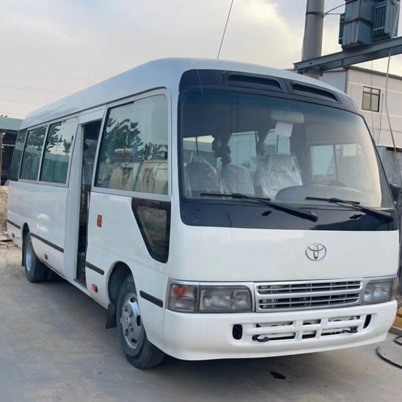 Good Performance 30 Seater Bus Used Car Toyota Coaster Passenger Bus Coach at Low Price