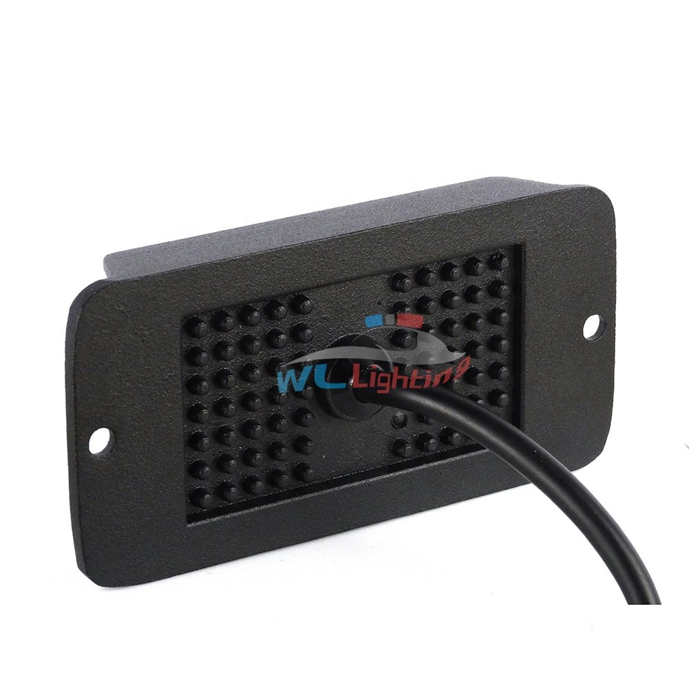 12v/24v Surface Mount Led Emergency Vehicle Automatic Strobe Light Flash Low Profile Lighthead
