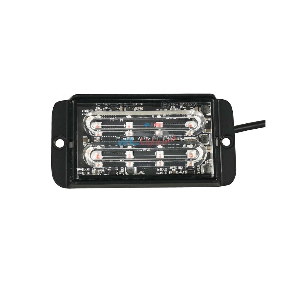 12v/24v Surface Mount Led Emergency Vehicle Automatic Strobe Light Flash Low Profile Lighthead