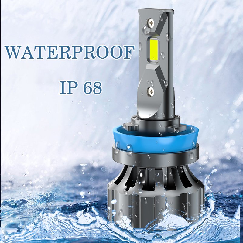 YF 3 Color Led Super Bright High Power H4 Led H7,12000LM Bombillo Luces H11 9005 HB3 H4 Tricolor Led Fog Light Bulb 3000K 4300K