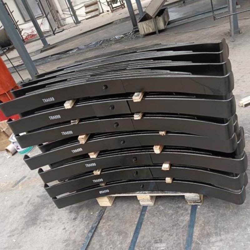 Spring Leafs for Heavy Duty Truck Trailer Suspension Front Rear Parabolic Steel Helper Leaf Spring
