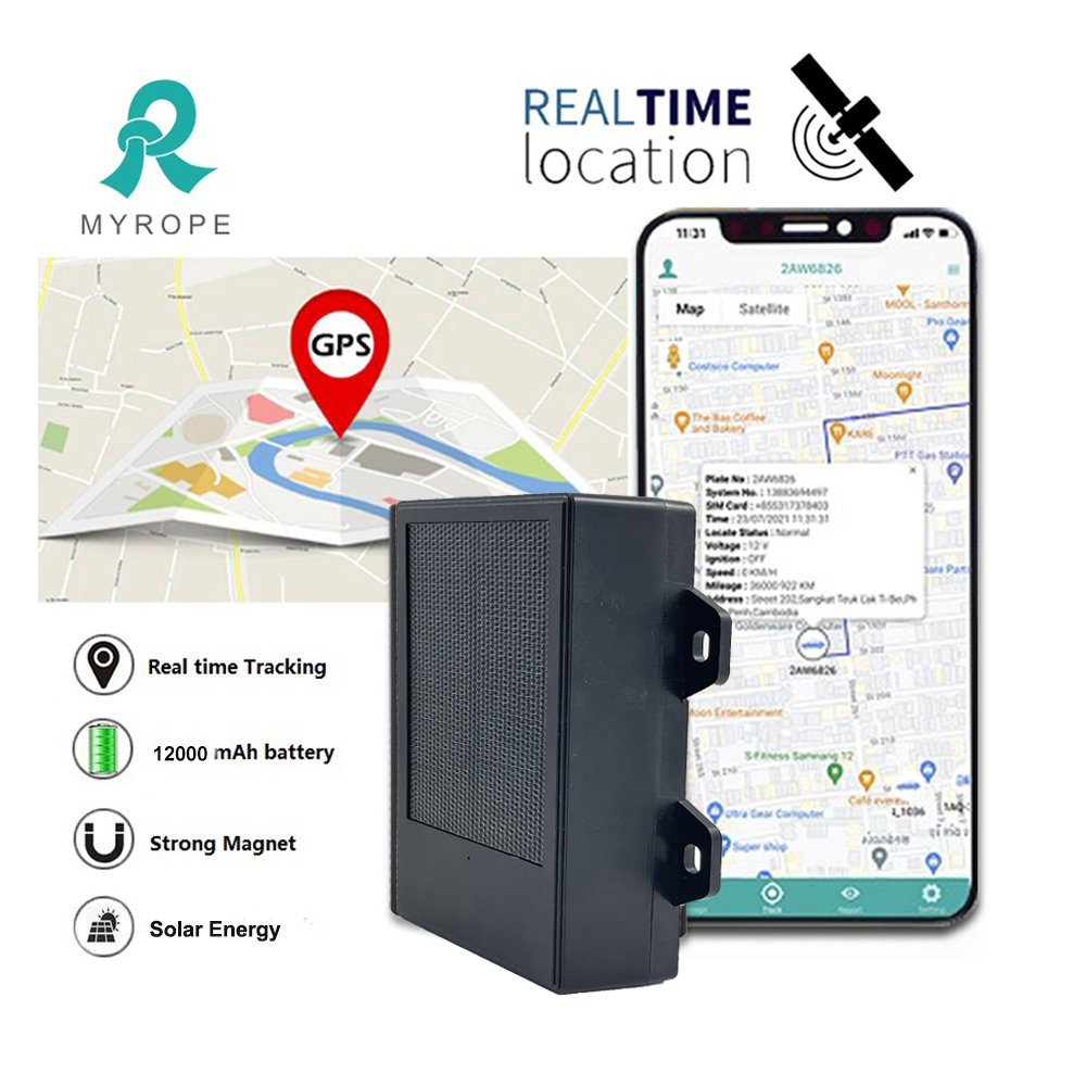 Solar Energy 4G GPS Tracking Device for Container Gps Tracking Device Solar Powered for Vehicles Bikes Farm Machinery