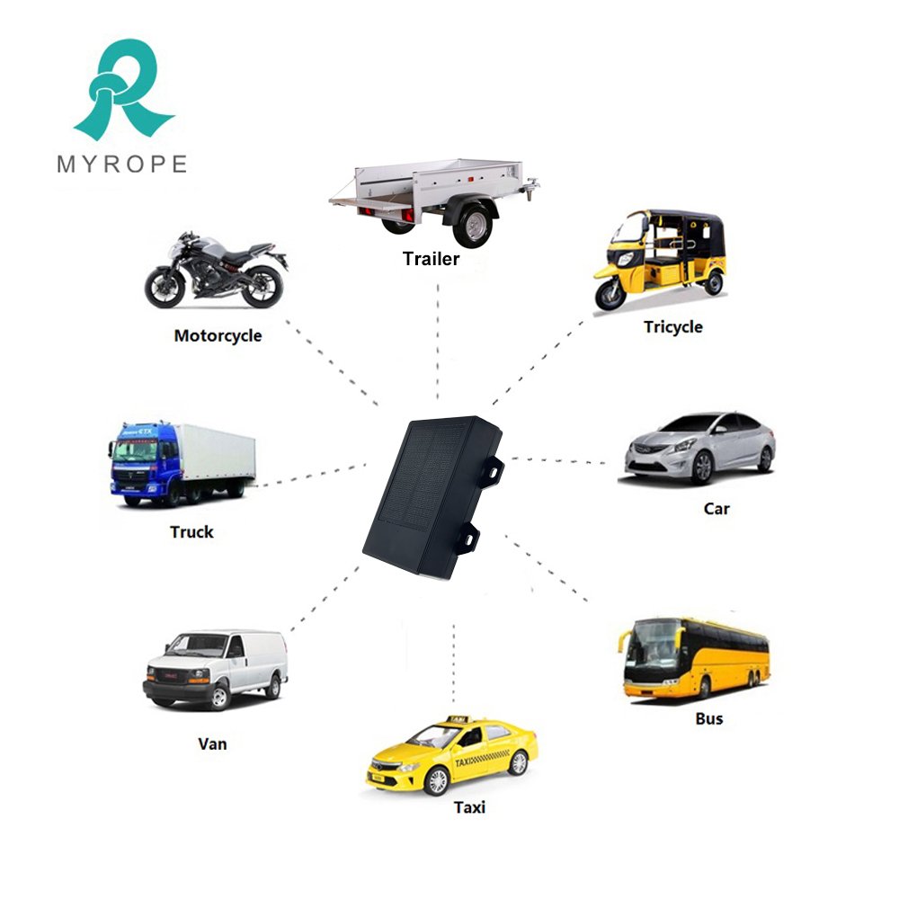 Solar Energy 4G GPS Tracking Device for Container Gps Tracking Device Solar Powered for Vehicles Bikes Farm Machinery