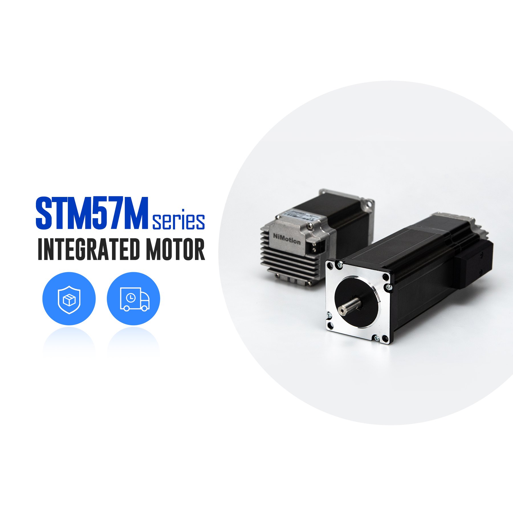 NiMotion Nema 23 57mm 4.2A 48V CANopen Bus Integrated Closed-loop Stepper Motor with Driver Stepper DC Motor 2 Holding Torque