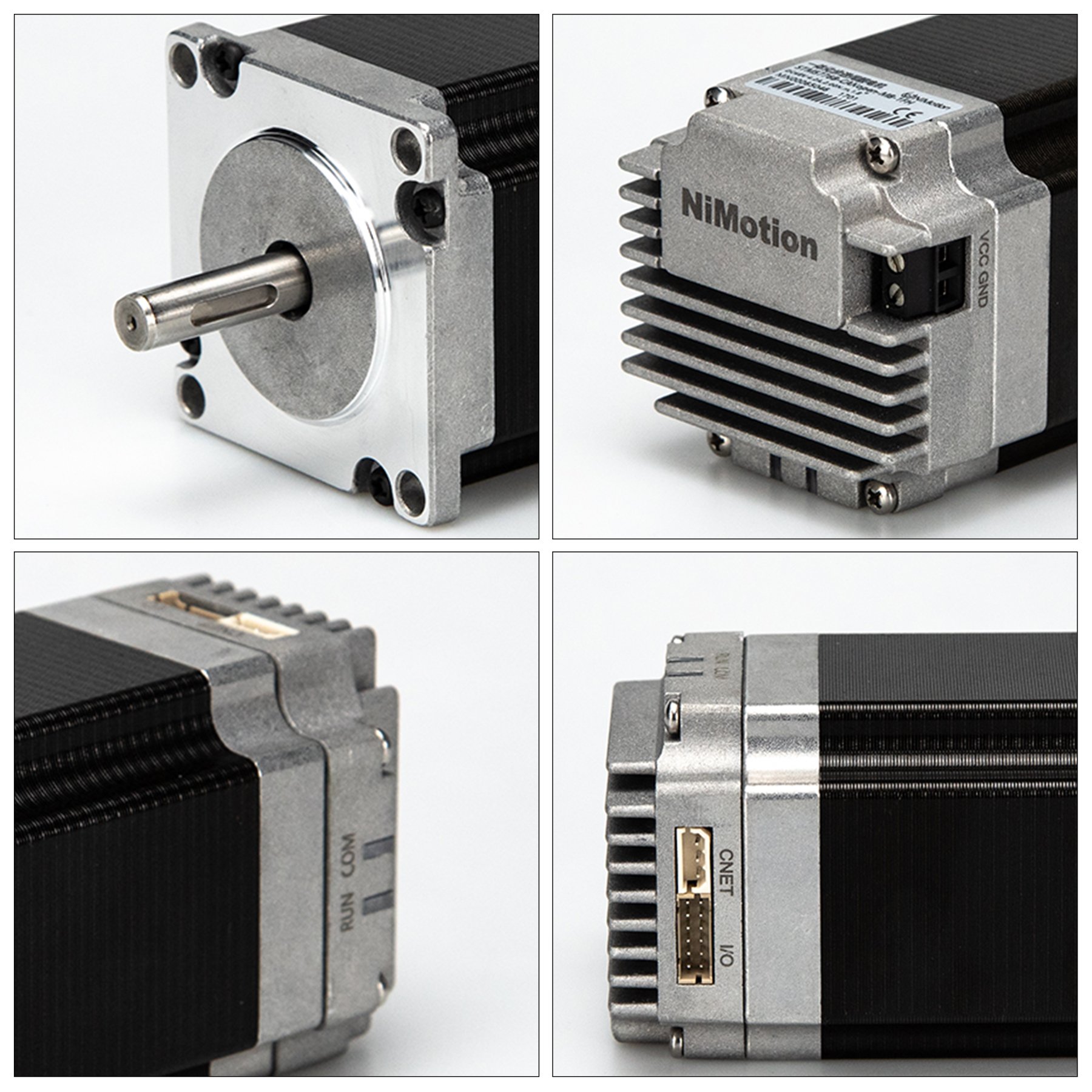 NiMotion Nema 23 57mm 4.2A 48V CANopen Bus Integrated Closed-loop Stepper Motor with Driver Stepper DC Motor 2 Holding Torque