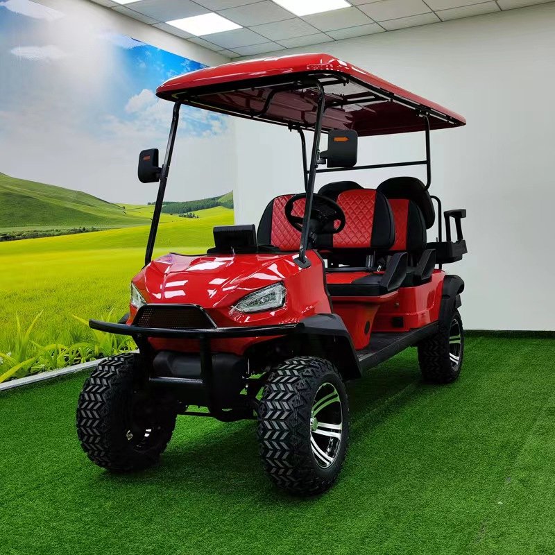 Factory CE New Export Electric Cart Golf Course Club 2/4/6/8 Seater Off-road Sightseeing Car Solar Power Electric Golf Cart