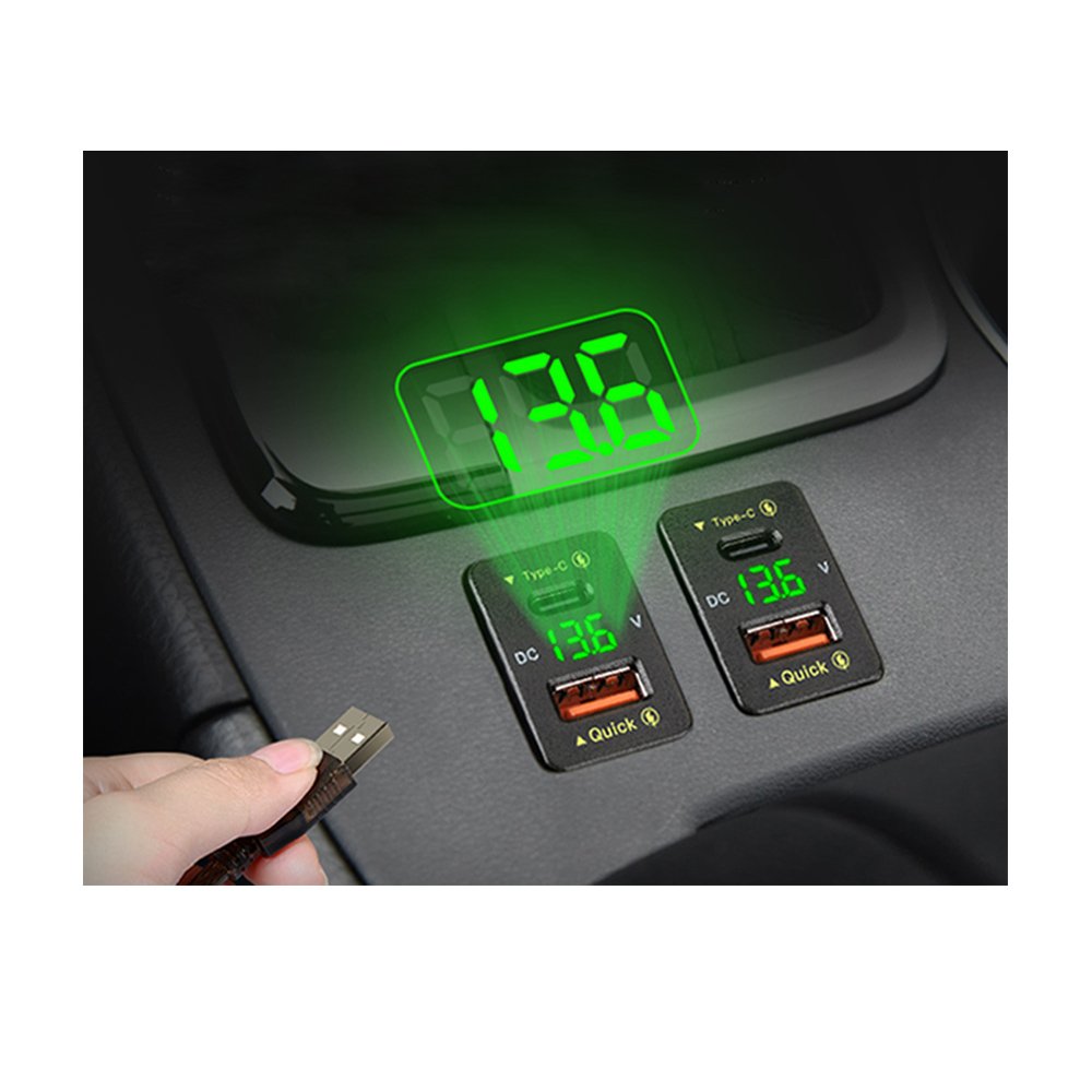 12V 24V Usb C Car Charger Fast Charging Usb Car Charger for Qc 3.0 Quick Charge Toyota Pd Type C
