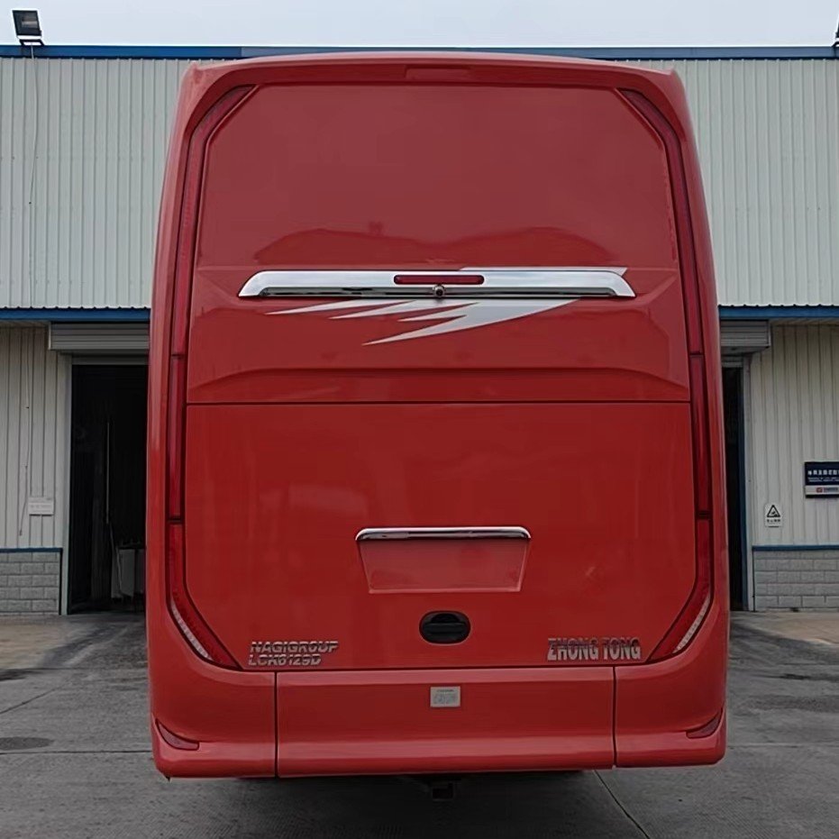New Bus LCK6129D 58 Seats Diesel Bus for Sale Powerful Engine in Good Condition Support Customized Colors