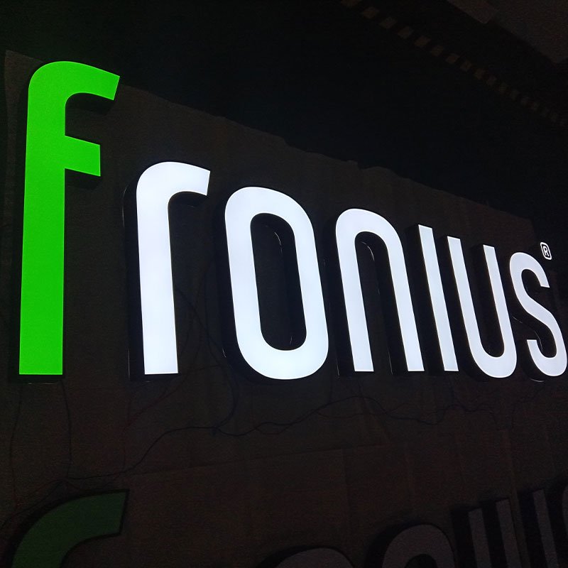 Light Box Letters Outdoor 3D Sign Custom Acrylic Hanging Led Board