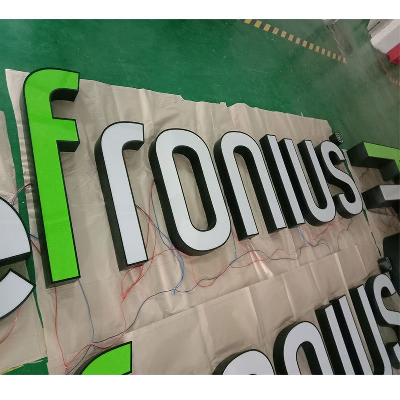 Light Box Letters Outdoor 3D Sign Custom Acrylic Hanging Led Board