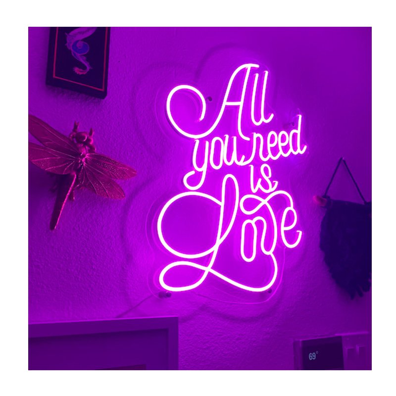 "Happy Birthday" LED Neon Sign for Wedding/ Party /Indoor Decoration Customized LED Neon Sign