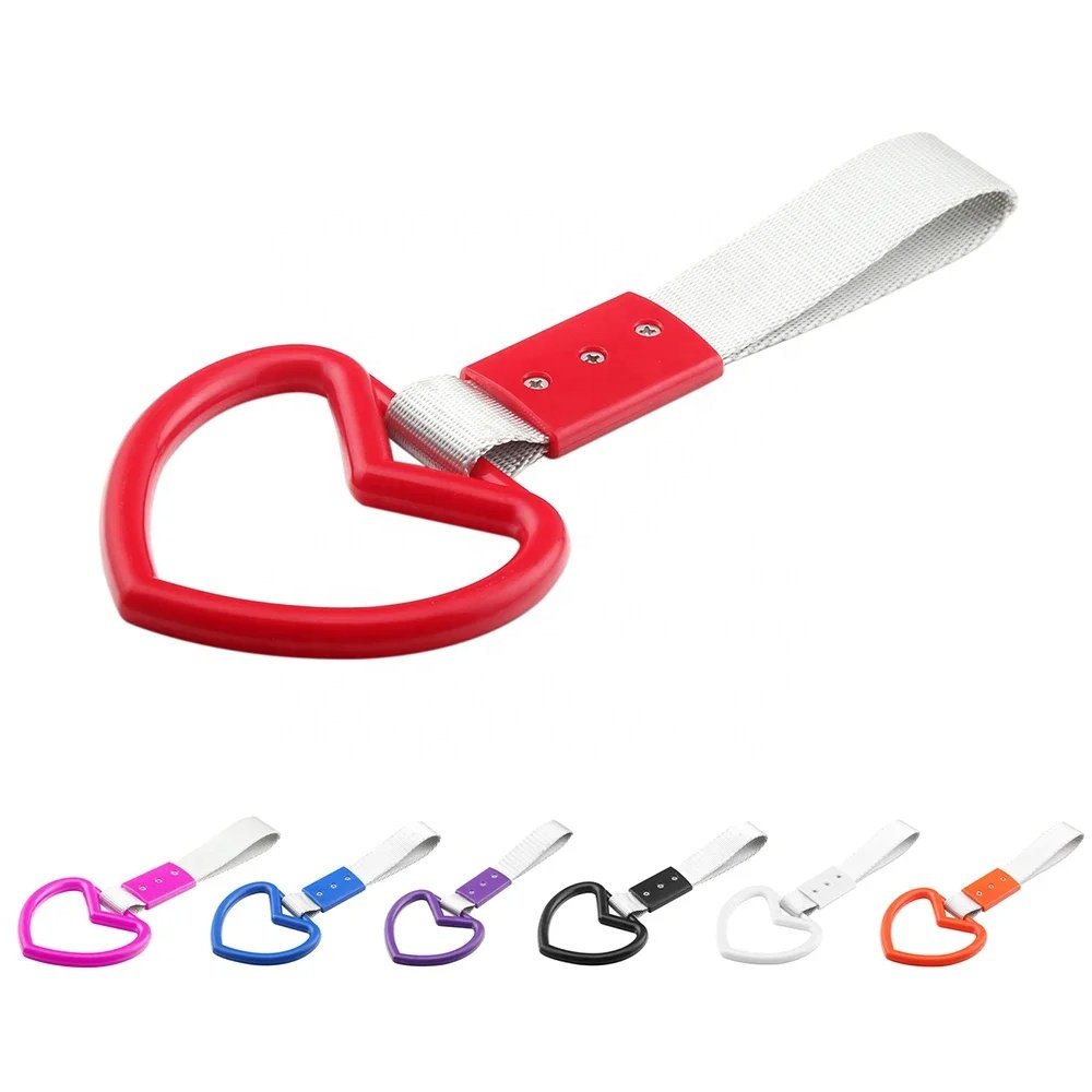 Auto Ring Heart JDM Train Bus Handle Hand Strap Drift Charm Strap Plastic Car Interior Styling Charm Straps Accessories) Tools