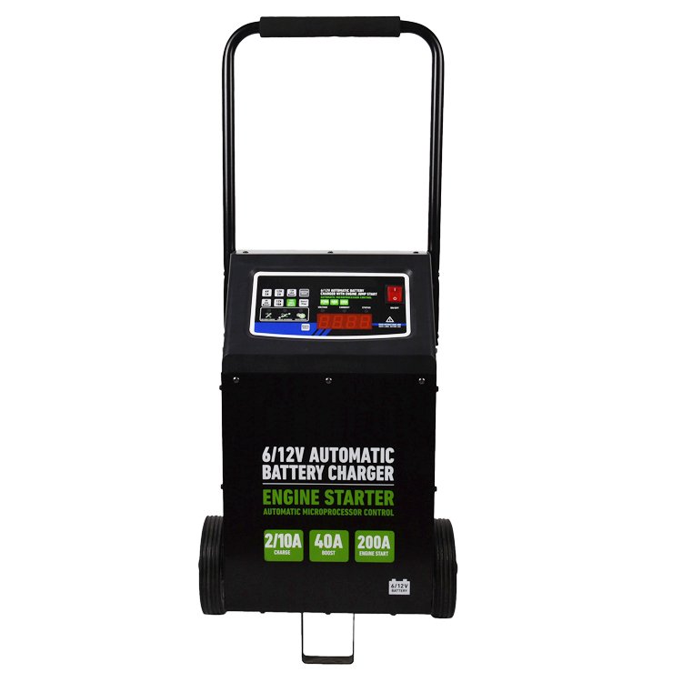 Factory Direct Fully Automatic 6V/12V Car Battery Charger & Engine Start New Design for Truck Motorcycle Boat Plug Connection