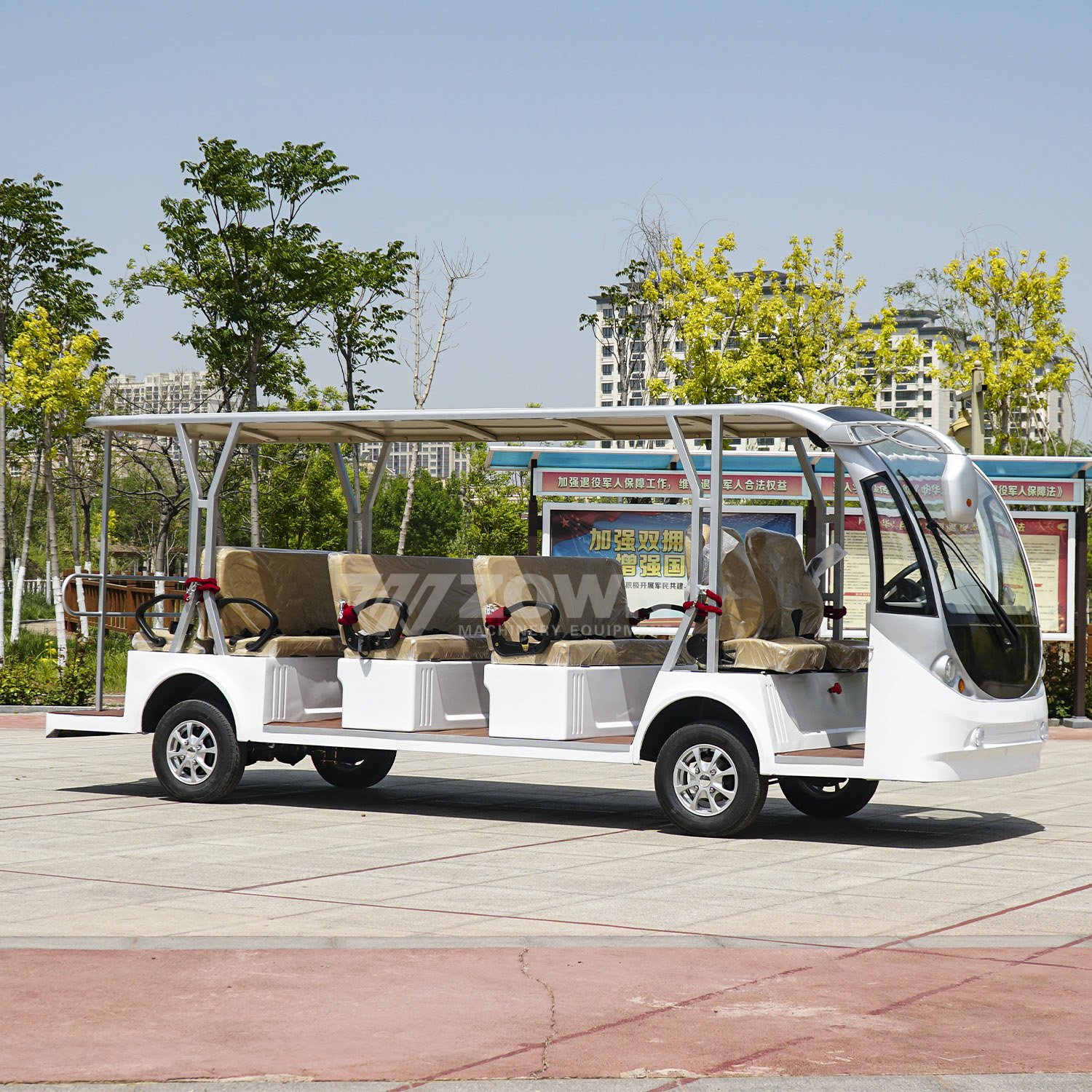 New Energy City Bus Battery Charging Vehicle 20 Seaters Electric Mini Bus