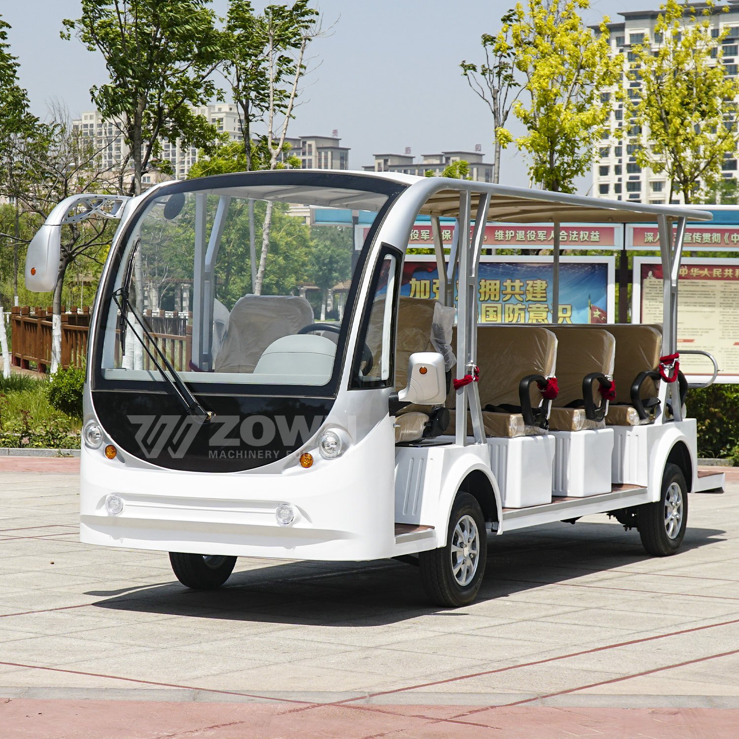 New Energy City Bus Battery Charging Vehicle 20 Seaters Electric Mini Bus