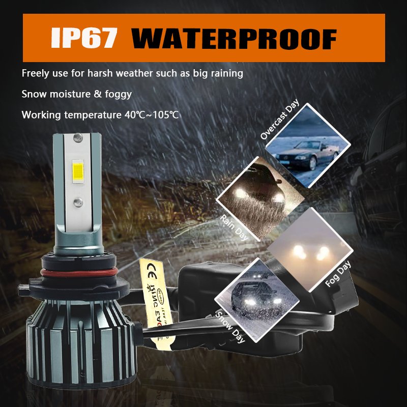 KingEagle M4-9006 CSP LED Headlight Factory Wholesale High Quality H1 H3 H7 H4 9005 HB3 9006 HB4 H8 H11 COB Led Headlight
