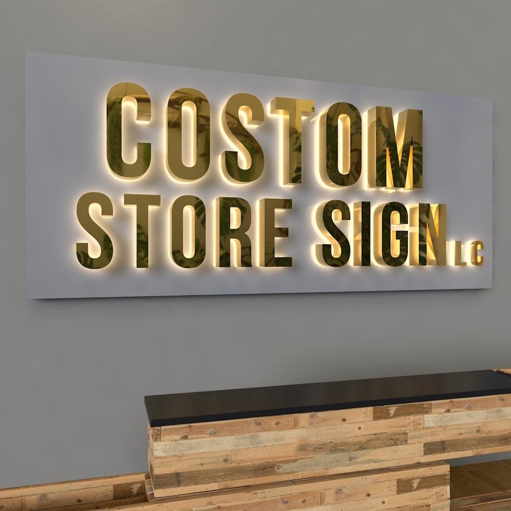 Stop Guessing Who's Who -Custom Backlit Letters solar house number light That Tell Everyone Your Name in Lights