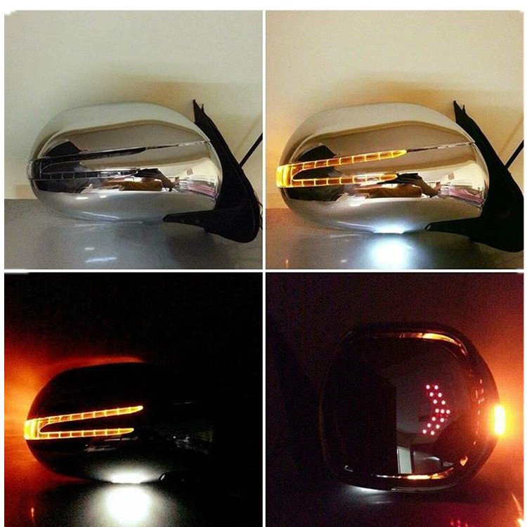2005-2018 New Hiace Accessories RHD Electric LED Turn signal Hiace Bus Mirror 2pc Sell