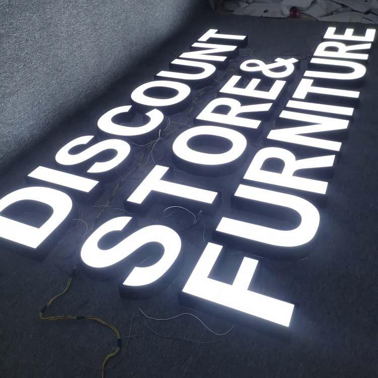 3D Outdoor Shop Advertisement Eye Catching Frontlit Channel Letters China Leading Makers 3d Channel Letter Sign