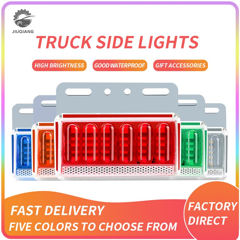 Truck Lighting Side Lamp 24V Bus Tire Lamps LED Refitting Liberation Dongfeng Trailer Direct Selling China Truck Accessories